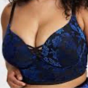 Torrid XO Plunge Push-Up Longline Bra